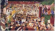 James Ensor Christ's Entry into Brussels oil